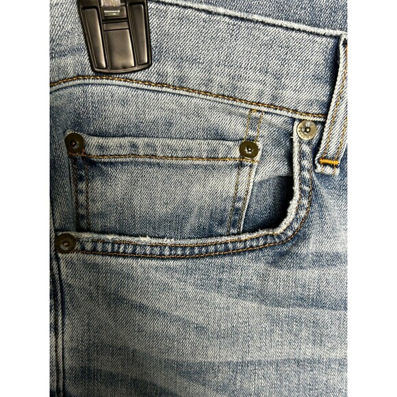 Rag & Bone Standard Issue Fit 2 Slim Jeans Men 34 Blue Medium Wash Button Fly - Picture 7 of 12